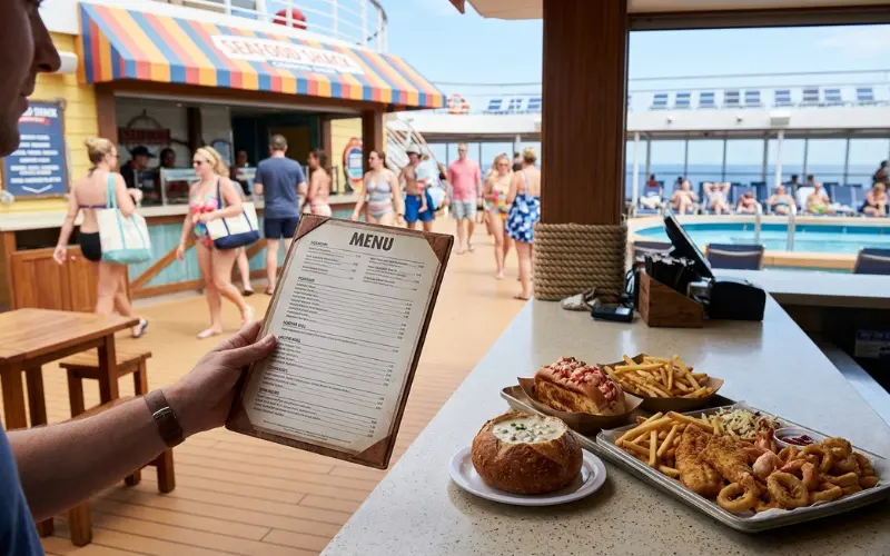 what actually on the seafood shack menu