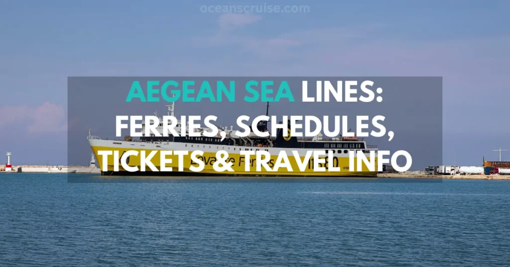 Aegean Sea Lines: Ferries, Schedules, Tickets & Travel Info aegean sea lines ferries, schedules, tickets & travel info