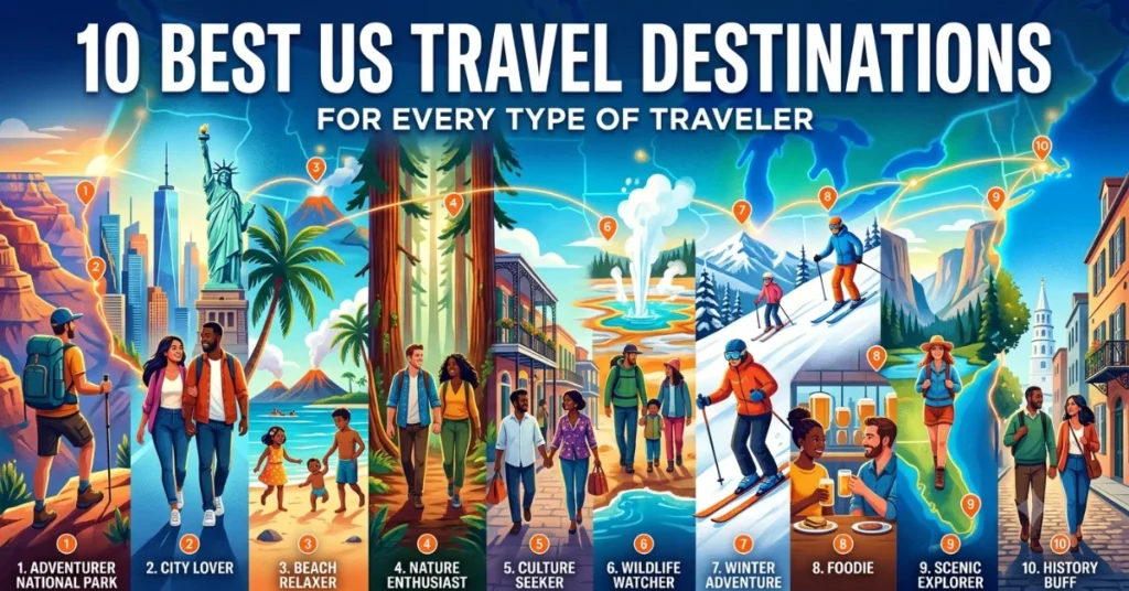 10 best uS travel destinations for every type of traveler
